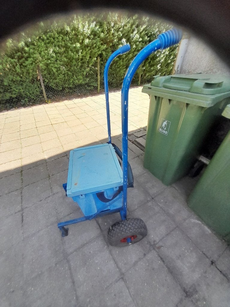 handig metalen karretje met opberg box, Caravans en Kamperen, Kampeeraccessoires, Ophalen, Gebruikt