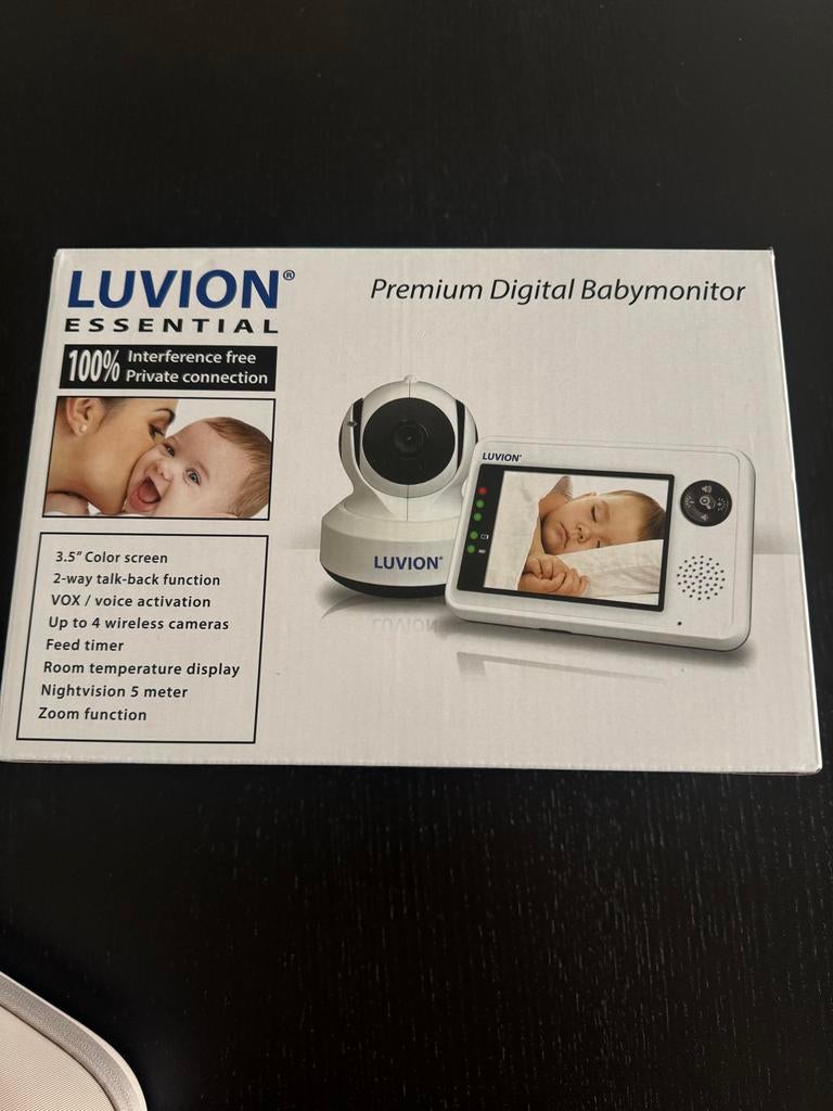 Luvion Essential Premium Digitale Babyfoon met Camera, Kinderen en Baby's, Babyfoons, Ophalen of Verzenden, Zo goed als nieuw