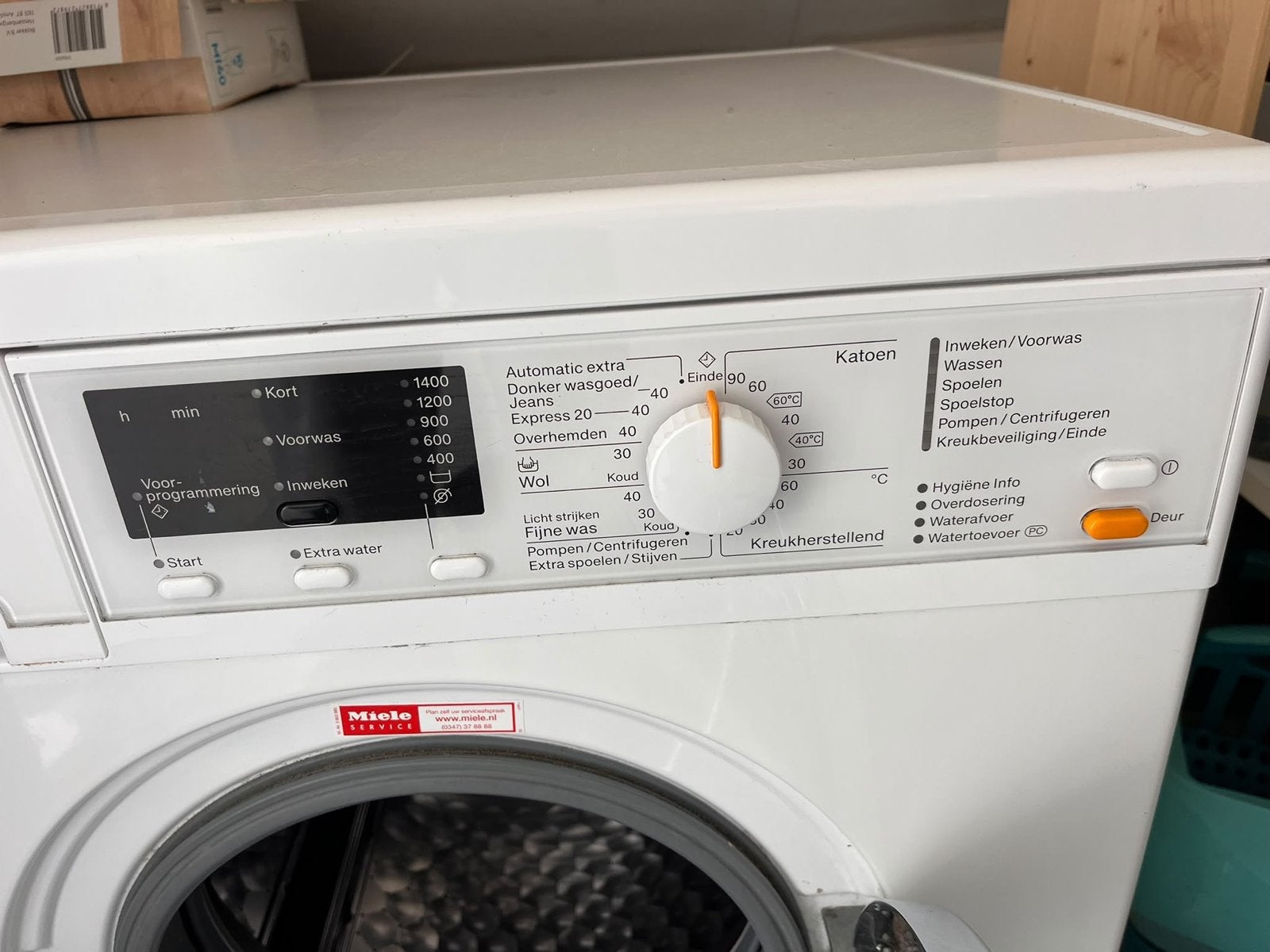 Miele W Classic EcoPlus & Comfort Wasmachine, Witgoed en Apparatuur, Ophalen, Gebruikt, Voorlader, Kort programma
