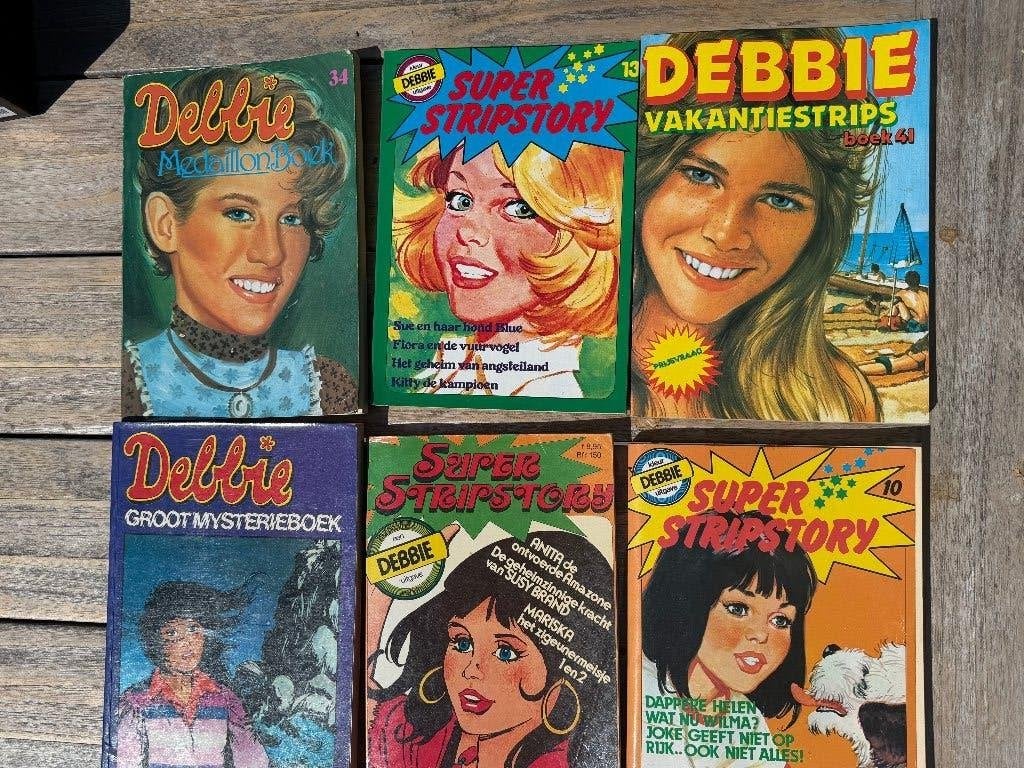 Debbie boeken 6x, Meerdere stripboeken, Ophalen of Verzenden, Gelezen