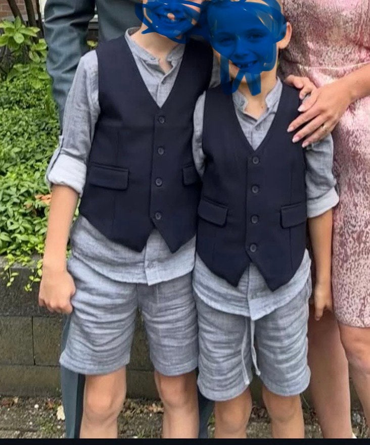 Super net pakje Levv & Name It maat 116 - Bruiloft outfit, Ophalen of Verzenden, Zo goed als nieuw, Jongen, Setje