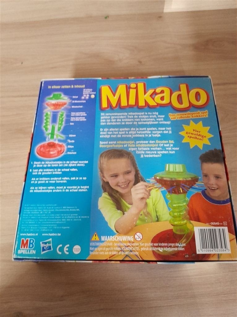 mikado 4 - mikado met knikkers - s4974, Hobby en Vrije tijd, Gezelschapsspellen | Bordspellen, Verzenden, Zo goed als nieuw