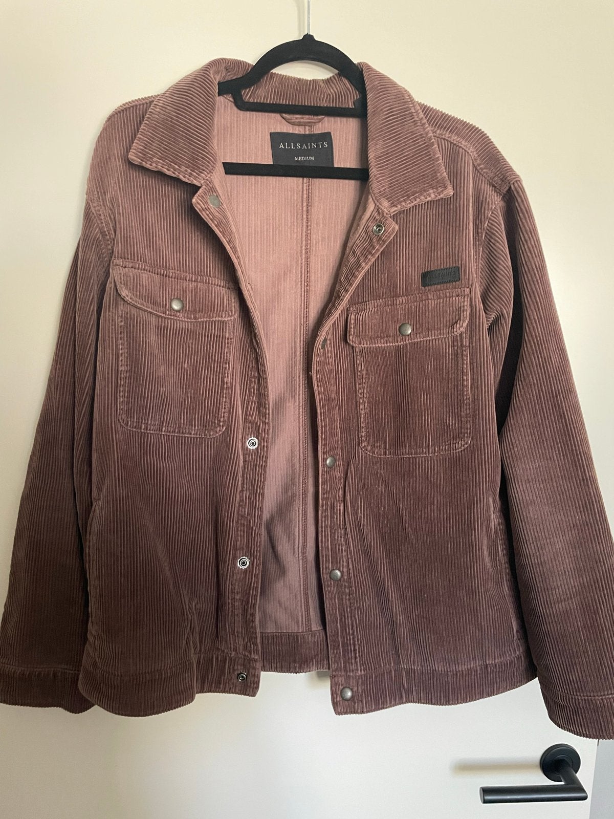 AllSaints Corduroy Jacket - Medium, Ophalen of Verzenden, Zo goed als nieuw, Maat 48/50 (M), Bruin