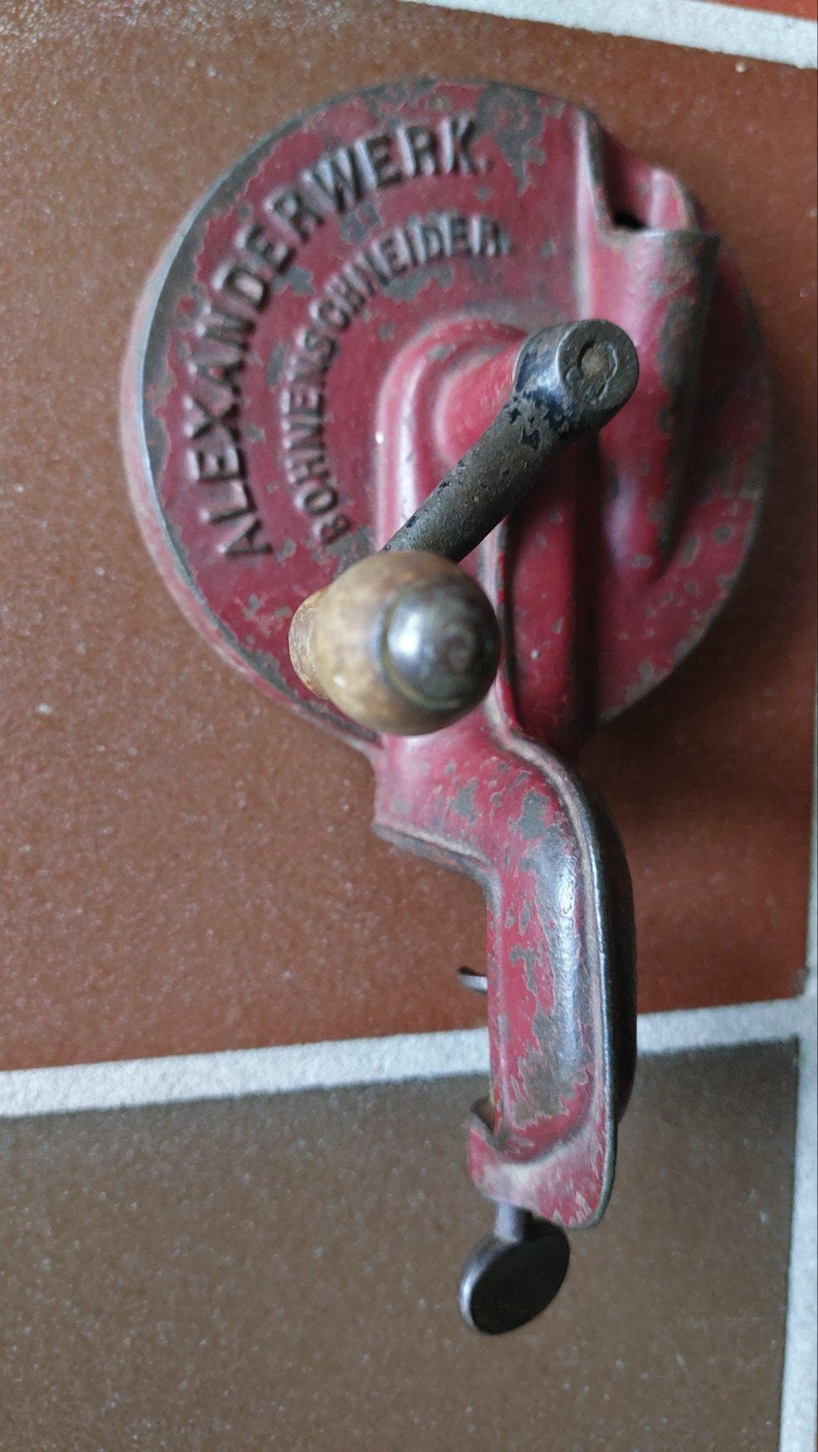 Antieke snijbonenmolen Alexanderwerk, Germany, jaren '50/'60, Ophalen of Verzenden