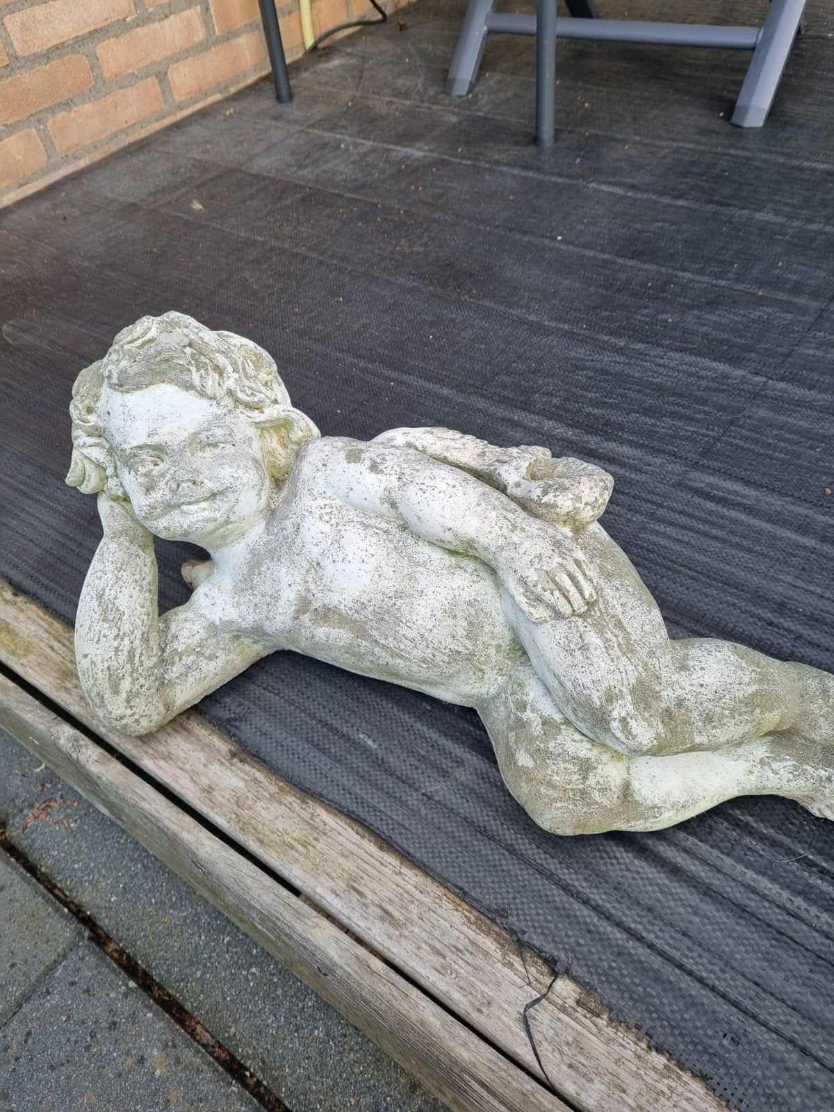 Tuinbeeld engel., Ophalen