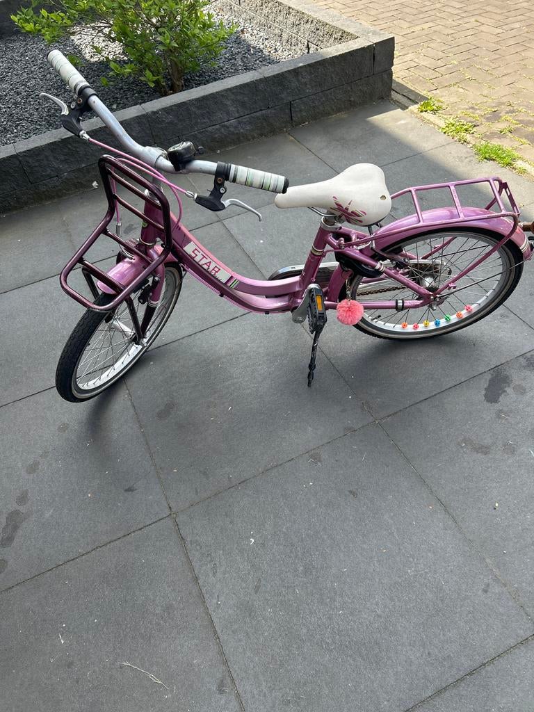 Star Kinderfiets Roze met Mandje en Bagagedrager, Fietsen en Brommers, Fietsen | Kinderfietsjes, Ophalen of Verzenden, Gebruikt