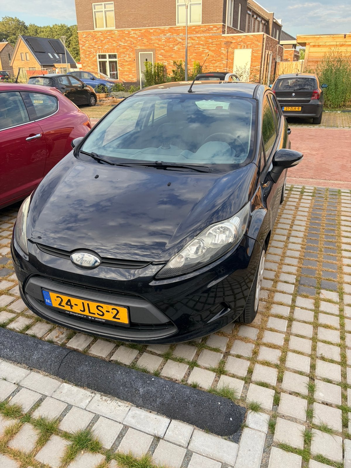 Ford Fiësta 2009 Zwart, Voorwielaandrijving, Stof, 40 €/maand, 4 cilinders