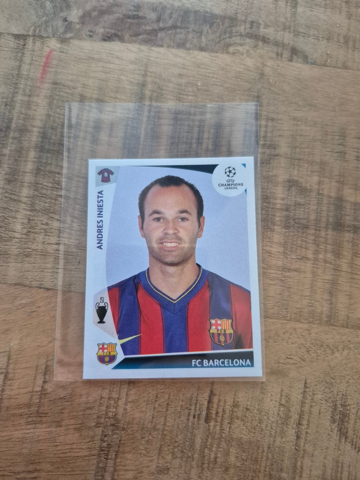 Panini Andres Iniesta 2009/2010, Ophalen of Verzenden, Nieuw, Plaatje