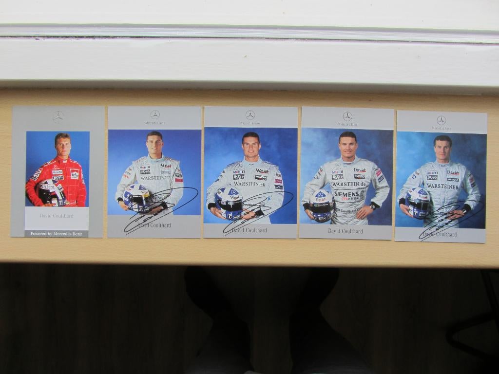 David Coulthard 1996/2000/2002/2003/2004 Formula 1 World Cha, Ophalen of Verzenden, Zo goed als nieuw, Formule 1