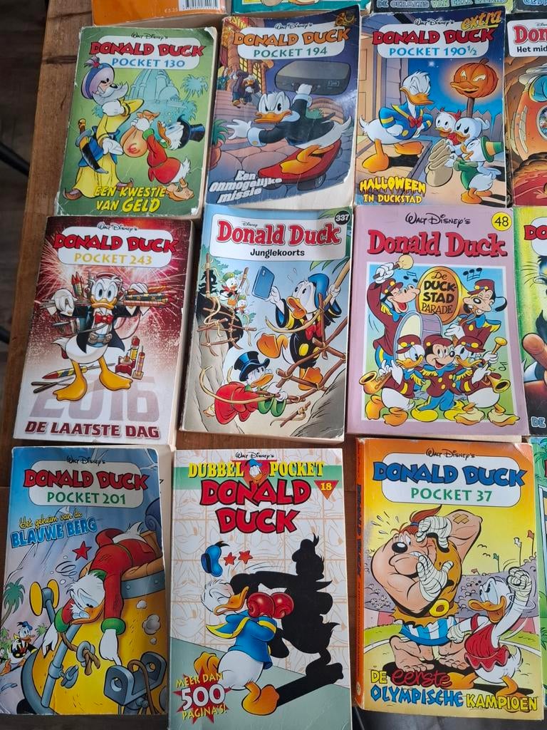 Donald duck pockets, Meerdere comics, Ophalen of Verzenden, Gelezen, Europa
