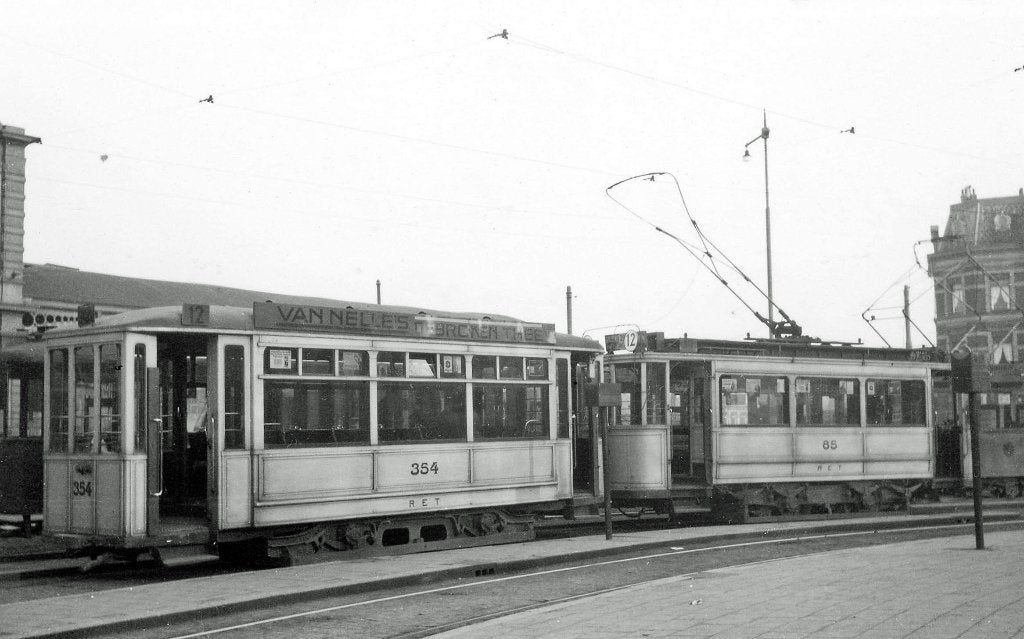 RET Tram 354 NADRUK, Ophalen, Voor 1920, Zuid-Holland