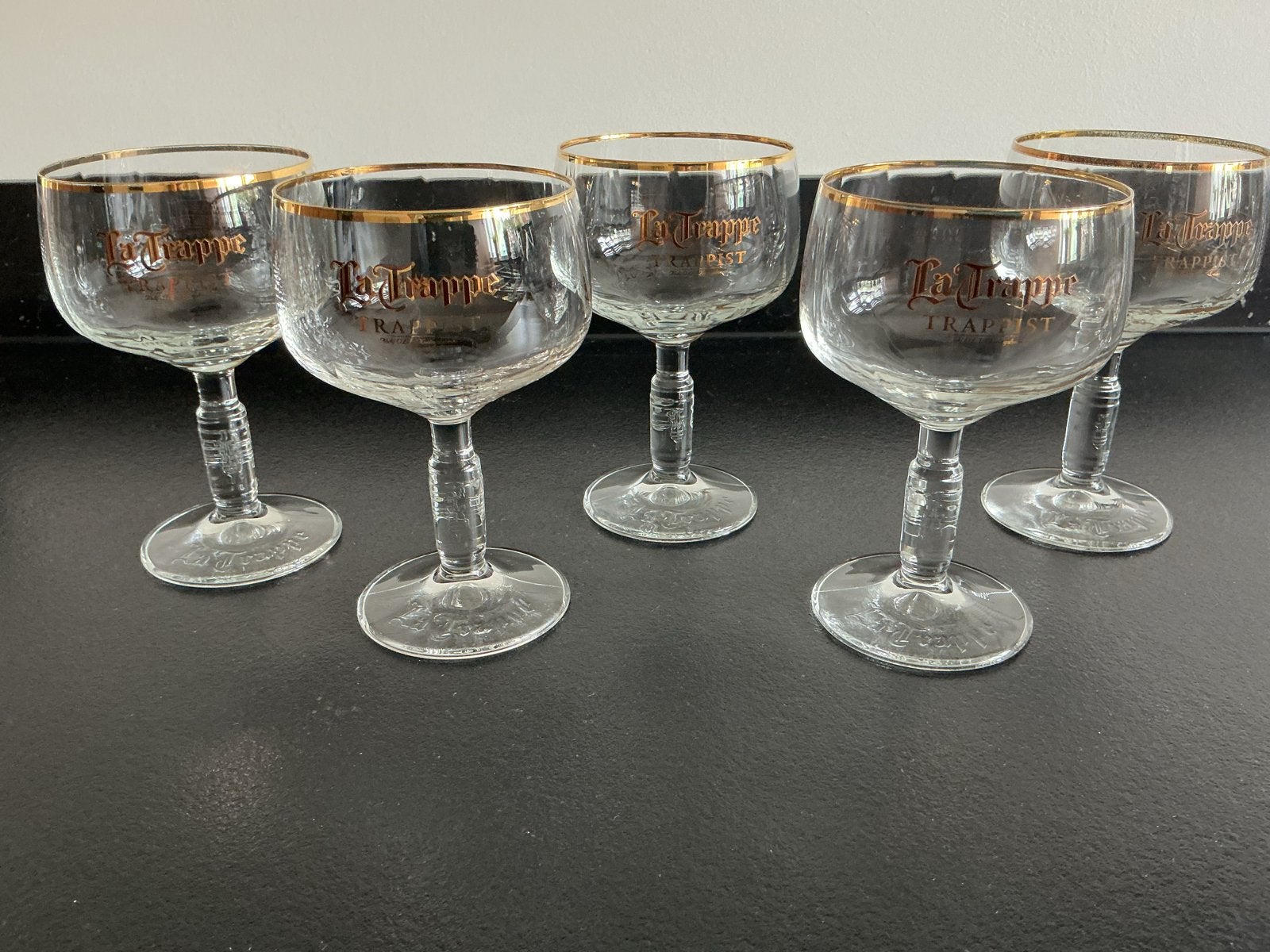 5 La Trappe Trappistenbier Glazen, Verzamelen, Ophalen of Verzenden