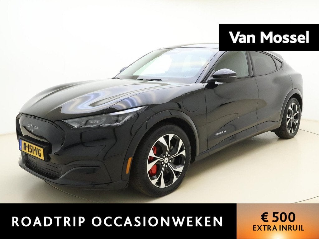Ford Mustang Mach-E AWD 75 kWh | SOH 91% | Elek. Lederen Sto, Auto's, Ford, Bedrijf, Te koop, Mustang, 4x4, ABS, Achteruitrijcamera