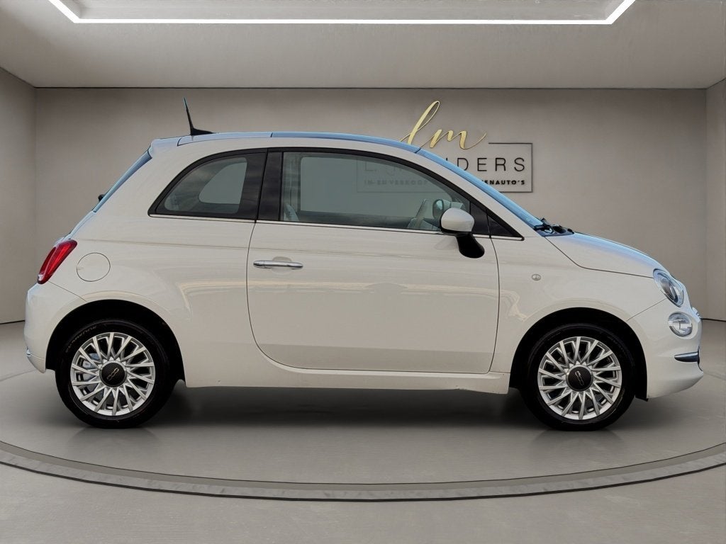 Fiat 500 1.2 Lounge 2019 WIT | Panoramadak | Display | PDC, Auto's, Fiat, Keurmerk '100% Onderhouden', Gebruikt, 4 cilinders, 4 stoelen