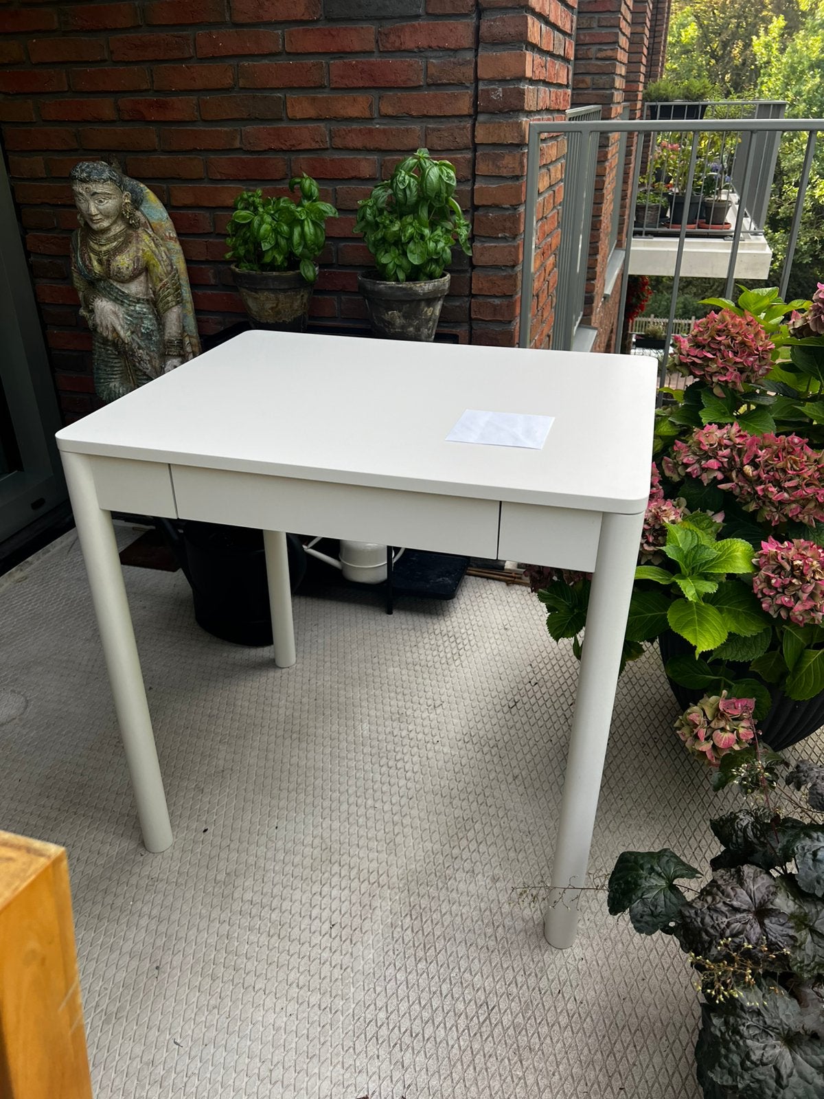 Ikea Tonstad tafel, Huis en Inrichting, Tafels | Salontafels, Ophalen, Zo goed als nieuw, Rechthoekig, 50 tot 100 cm