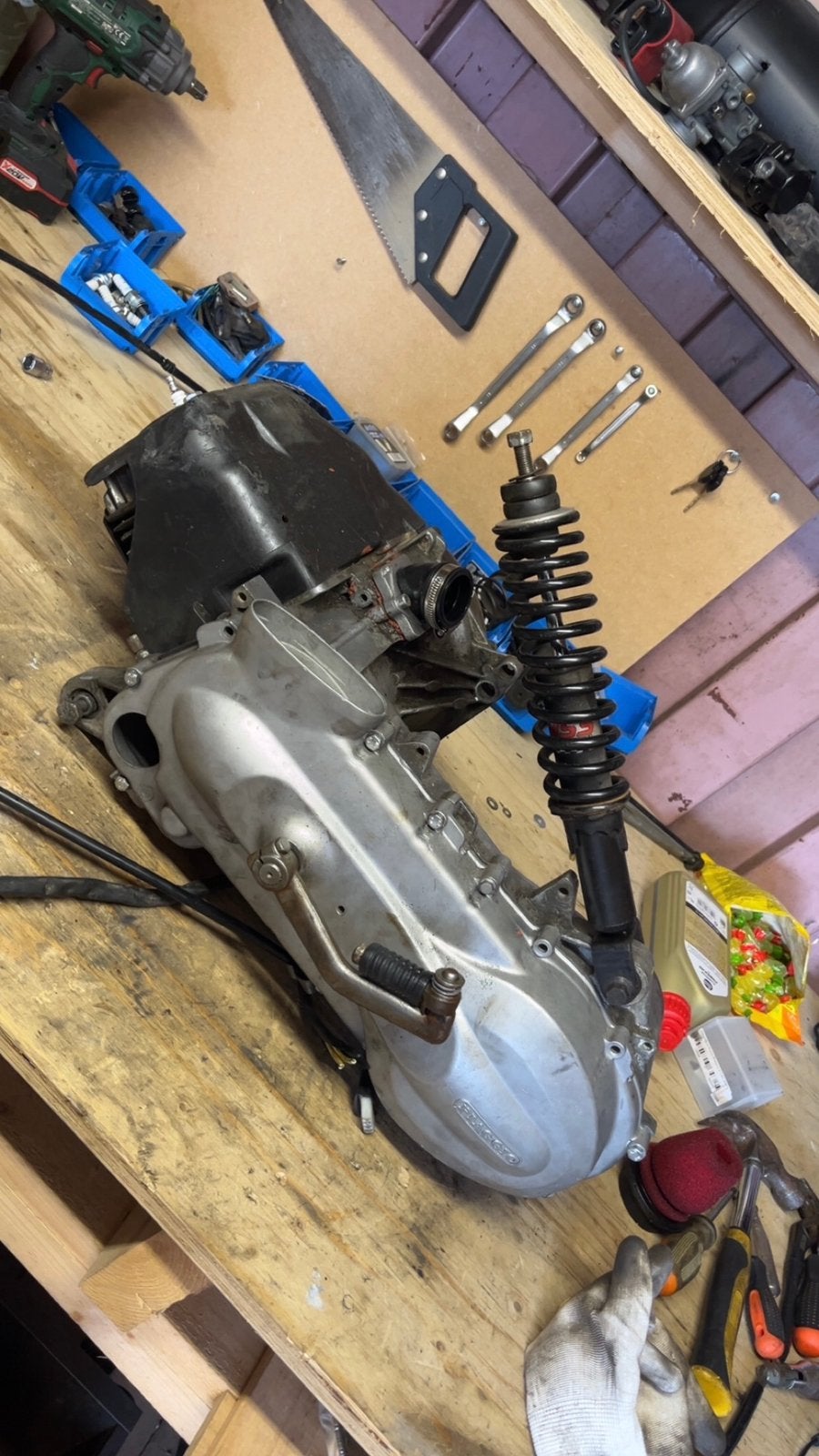 Skr 125cc 2t blok PLUG AND PLAY, Fietsen en Brommers, Ophalen of Verzenden, Zo goed als nieuw, Blok, Piaggio
