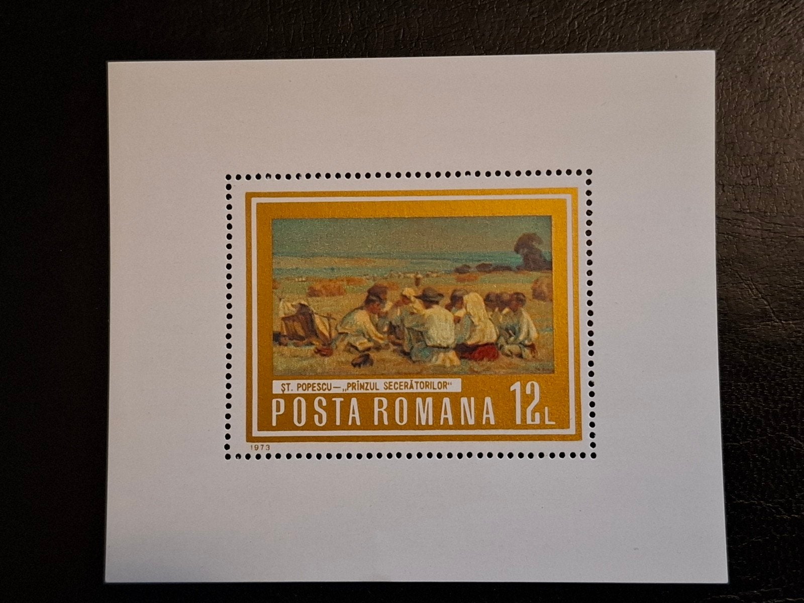 Roemenië 1973 Schilderij, Ophalen of Verzenden, Overige landen, Postfris