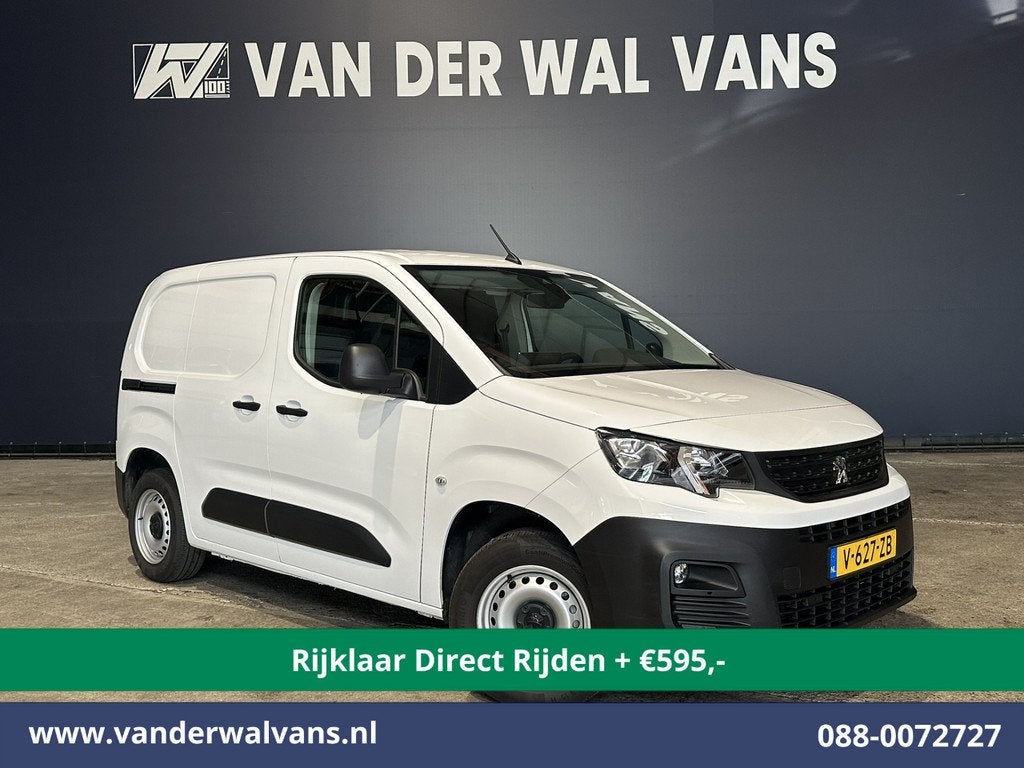 Peugeot Partner 1.6 BlueHDI L1H1 Euro6 *Rijklaar Direct Rijd, Auto's, Voorwielaandrijving, Stof, Gebruikt, 4 cilinders