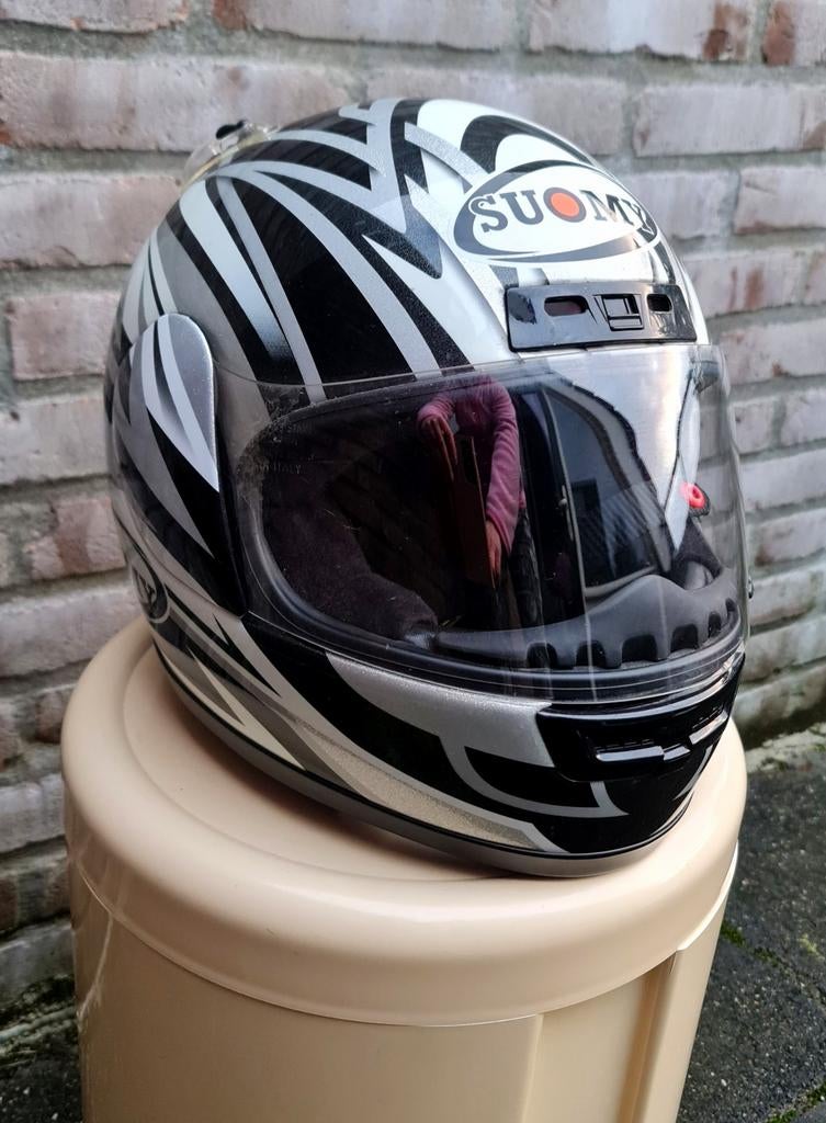 Suomy helm Ventura Bargy Design maat S zilver als nieuw top, Motoren, Nieuw zonder kaartje, Integraalhelm, S, Dames