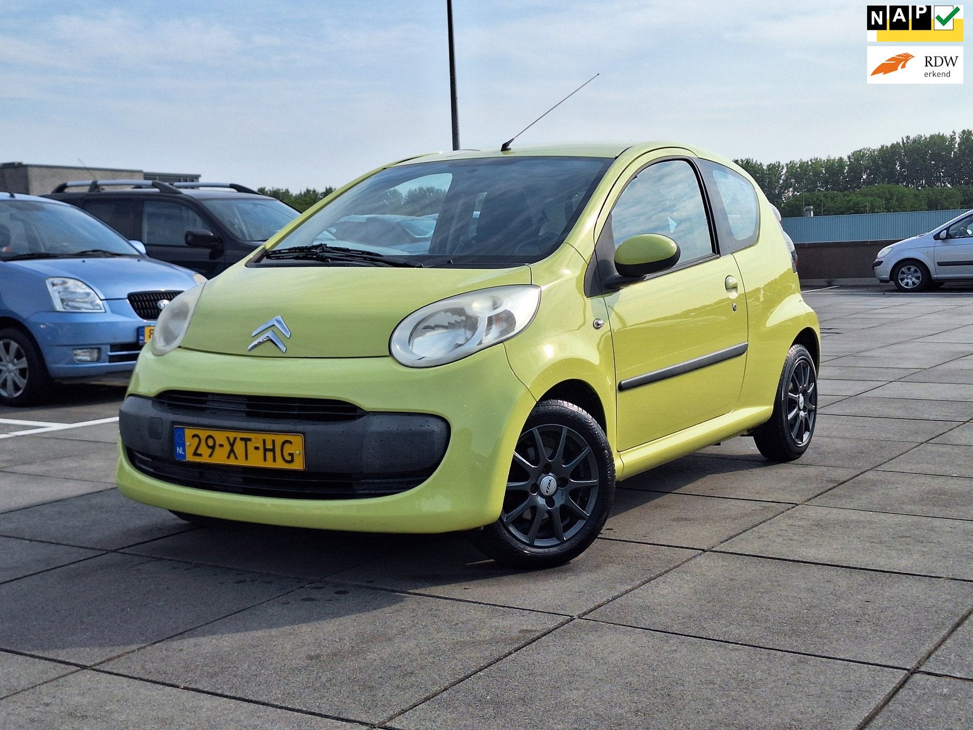 Citroen C1 € 2848,-1.0-12V Ambiance Apk 2027 Aircondition, Voorwielaandrijving, Stof, Gebruikt, 4 stoelen