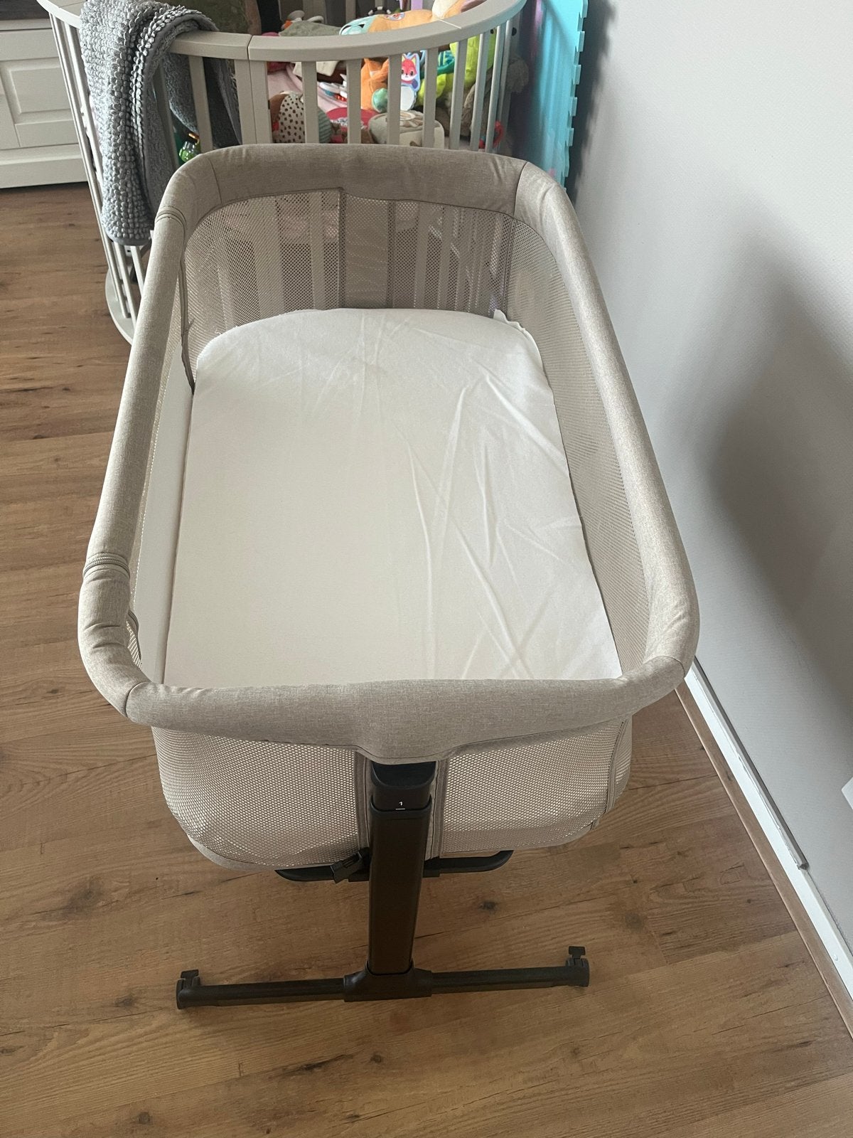 Go-sleeper wieg met Evolution Aerosleep matras (crème), Ophalen, Zo goed als nieuw, Wieg