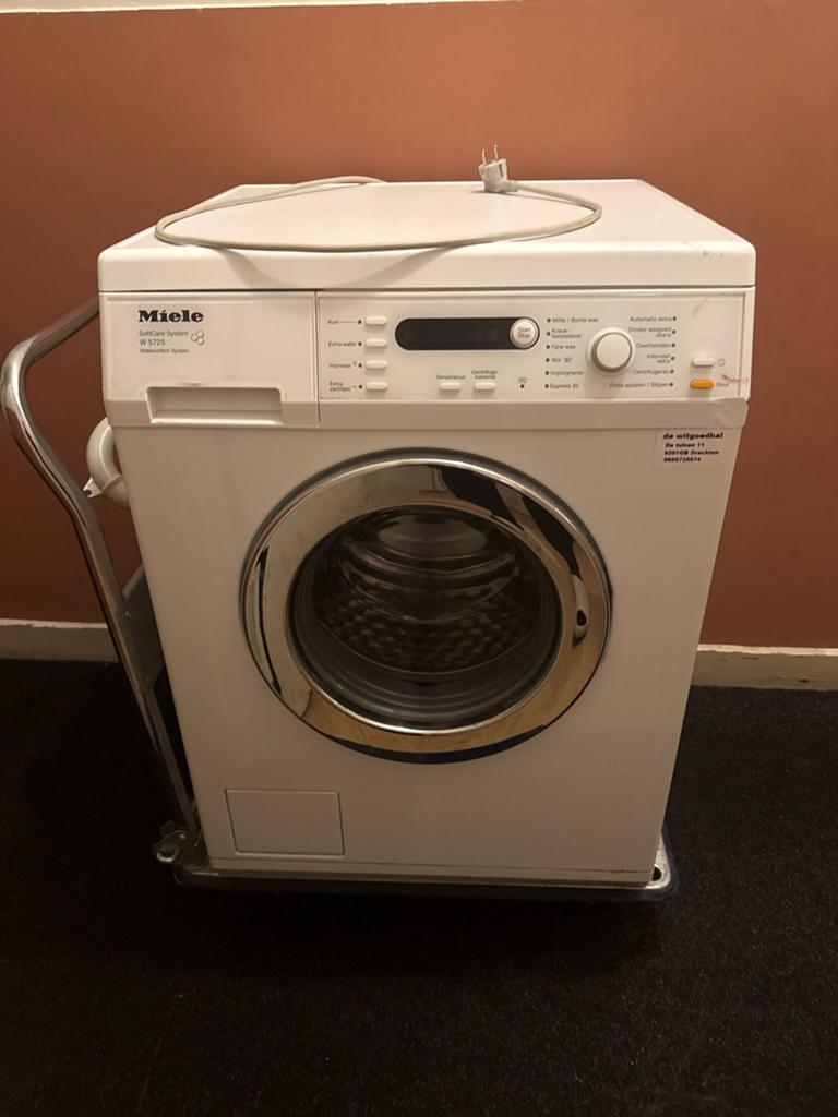 Wasmachine Miele w5725, Witgoed en Apparatuur, Wasmachines, Ophalen, Gebruikt, 1200 tot 1600 toeren, 85 tot 90 cm