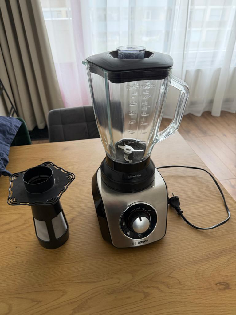 Bosch SilentMixx MMB65G5M Blender - Krachtig en Stil, Ophalen of Verzenden, Gebruikt, Blender