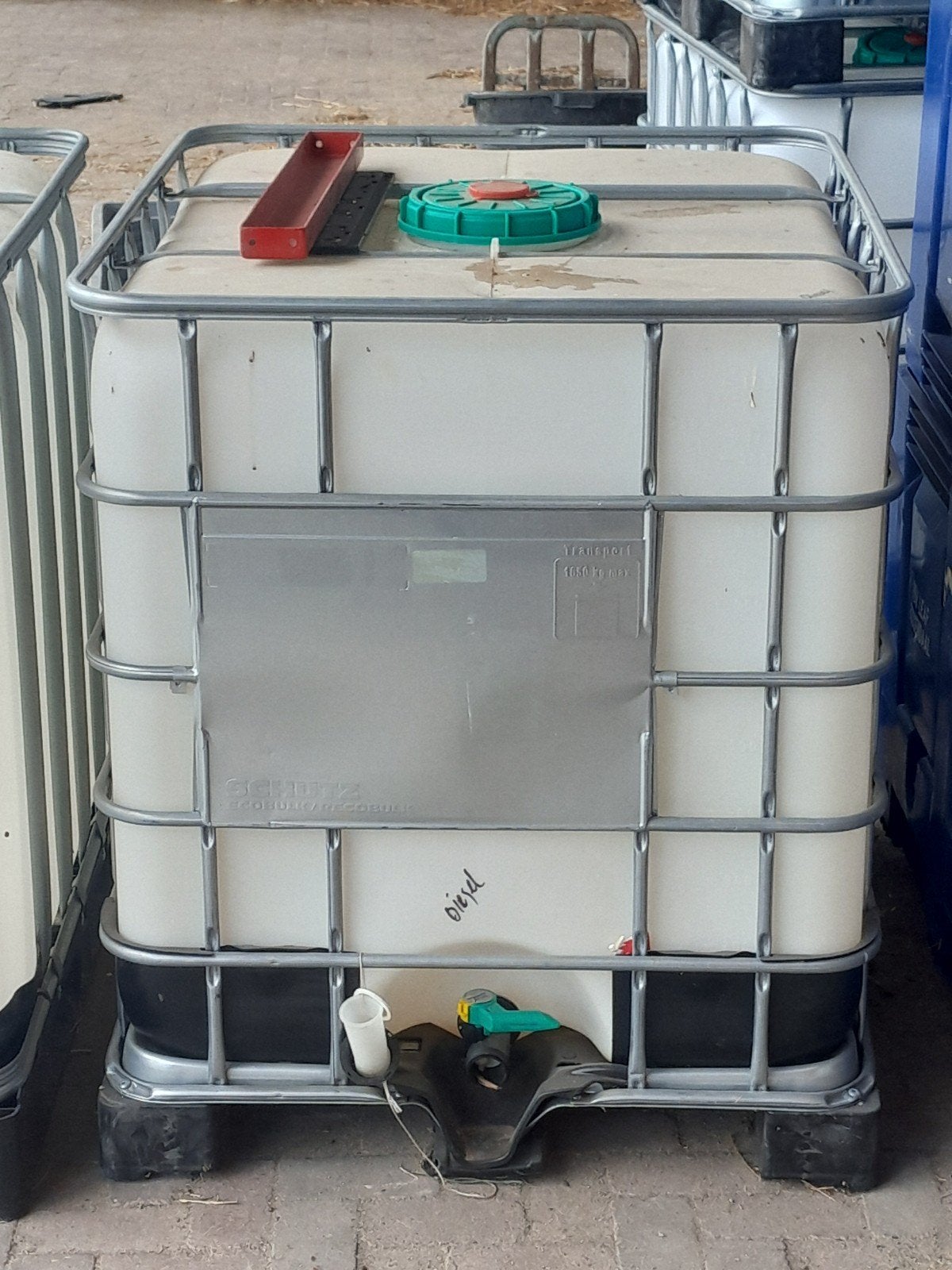 IBC Tanks 1000 liter - Schoon en uit voedingsindustrie, Ophalen, 100 cm of meer, 60 cm of meer, 50 cm of meer