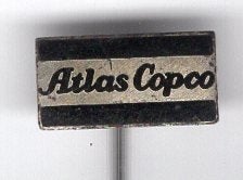 Atlas Copco dieselmotoren zilverkleurig speldje ( F_156a), Verzamelen, Ophalen of Verzenden, Nieuw, Transport, Speldje of Pin