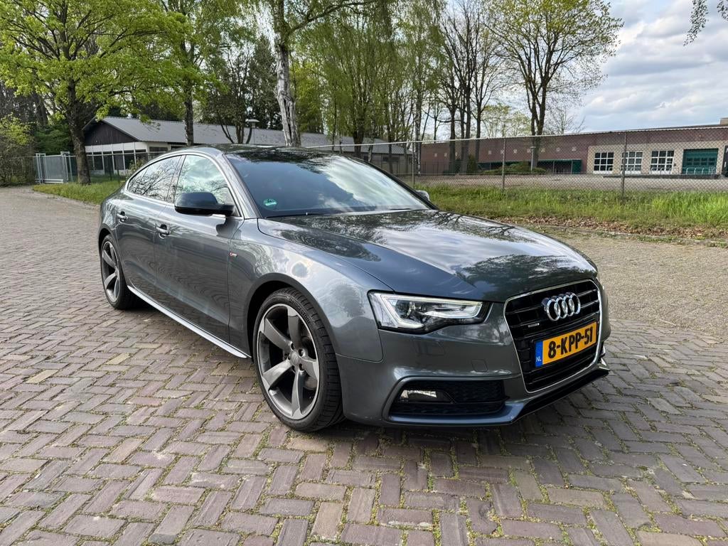 Audi A5 2.0 TFSI Quattro 224PK S-Line Sportback 2013 Grijs, Auto's, Audi, Particulier, A5, 4x4, ABS, Airbags, Airconditioning