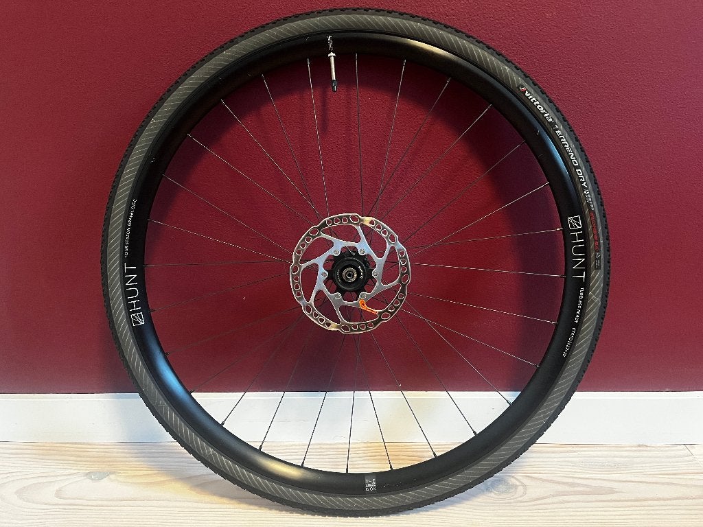 Hunt Gravel Disc QR 5x100mm front wheel (voorwiel), Fietsen en Brommers, Fietsonderdelen, Gebruikt, Hunt, Aluminium, Racefiets
