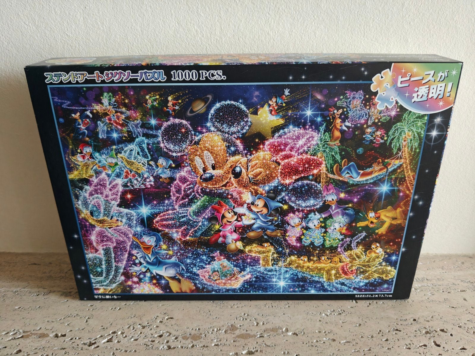 Disney Tenyo Puzzel 1000 Stukjes - Mickey & Minnie, Ophalen of Verzenden, Meer dan 50 stukjes, Nieuw, 6 jaar of ouder