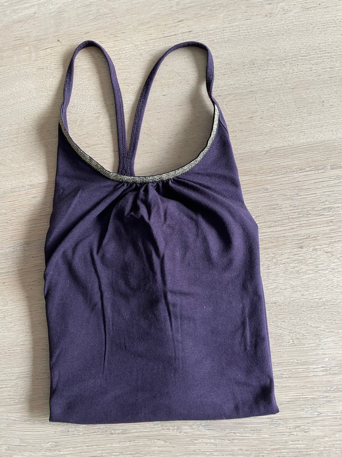 Donkerpaarse rituals top nieuw maat M, Maat 38/40 (M), Paars, Nieuw, Zonder mouw