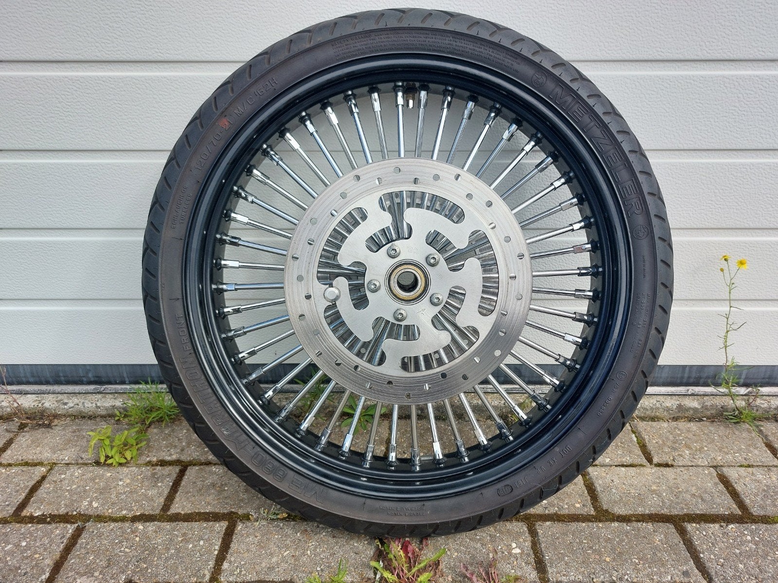 21inch Big Spoke voorwiel Harley Davidson Streetglide 2014, Motoren, Ophalen, Gebruikt
