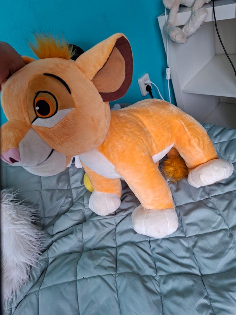 Grote leeuwenkoning knuffel, Ophalen of Verzenden, Zo goed als nieuw, Overige typen