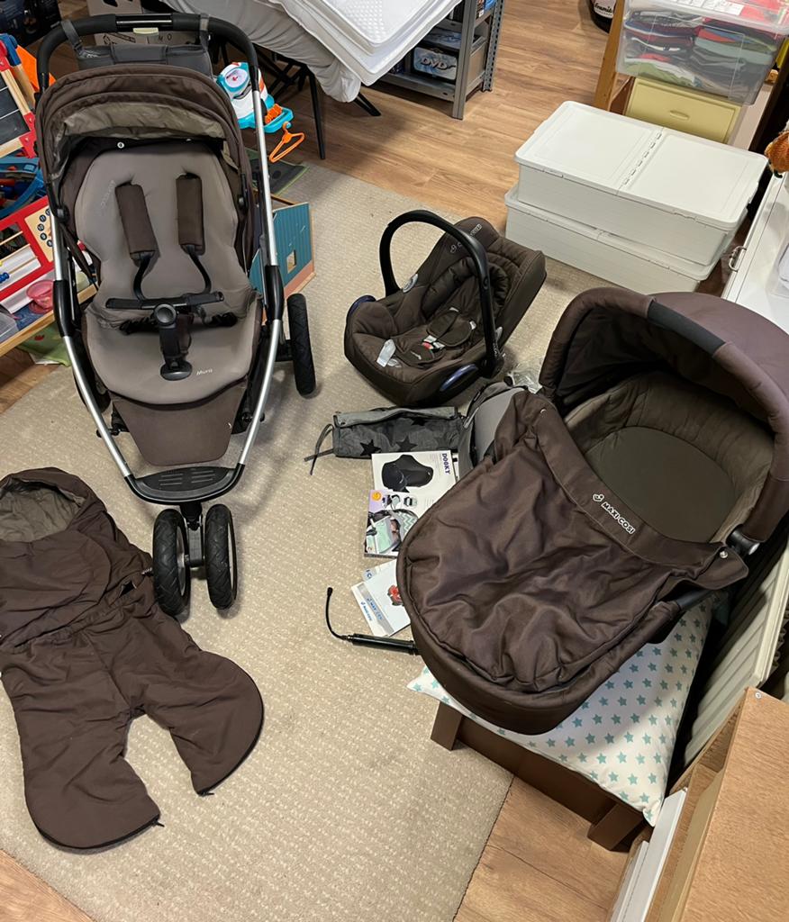 Maxi Cosi Mura Plus 3 kinderwagen, Kinderen en Baby's, Kinderwagens en Combinaties, Ophalen, Gebruikt, Combiwagen, Met autostoeltje