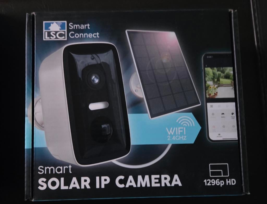 LSC Smart Connect Solar IP camera, Audio, Tv en Foto, Videobewaking, Ophalen of Verzenden, Nieuw, Buitencamera