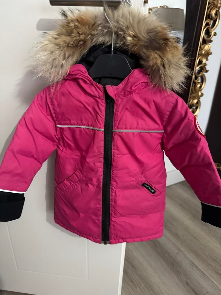 Canada Goose Kinderjas Roze Maat 92 - Zo goed als nieuw, Ophalen of Verzenden, Zo goed als nieuw, Meisje, Jas