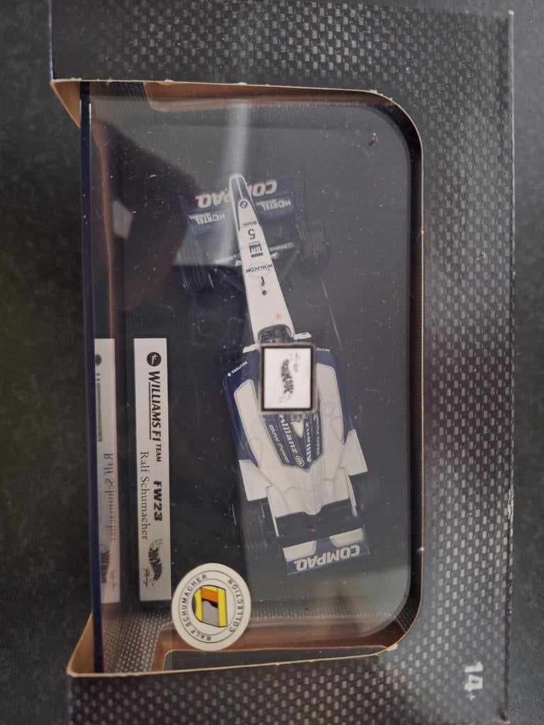 HotWheels Racing Williams F1 FW23 1:43 Ralf Schumacher, Ophalen of Verzenden, Zo goed als nieuw, Auto, Overige merken