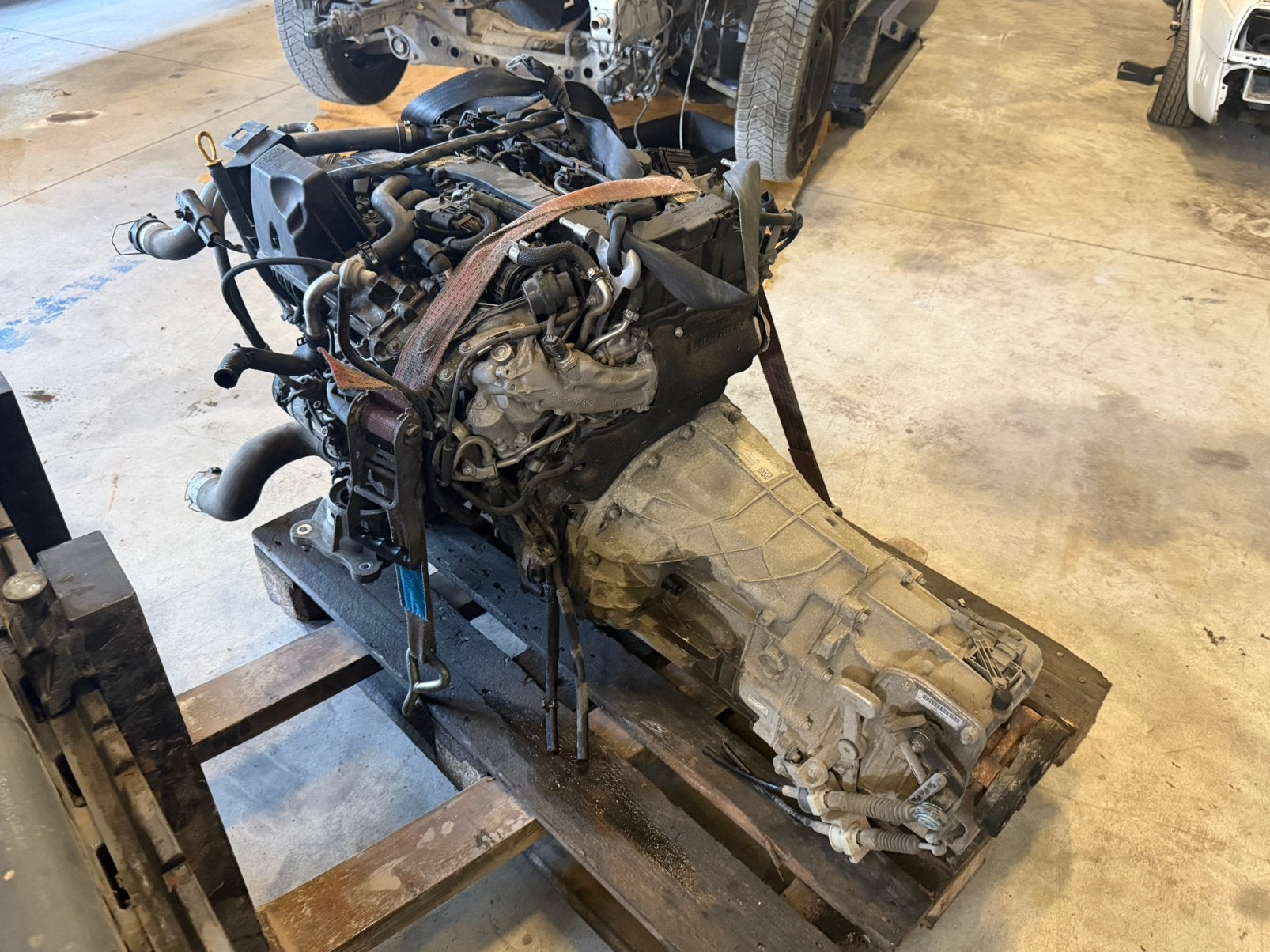 Mercedes Vito 447 114CDI Motor met bak compleet 2014-2020, Auto-onderdelen, Motor en Toebehoren, Ophalen, Gebruikt, Mercedes-Benz