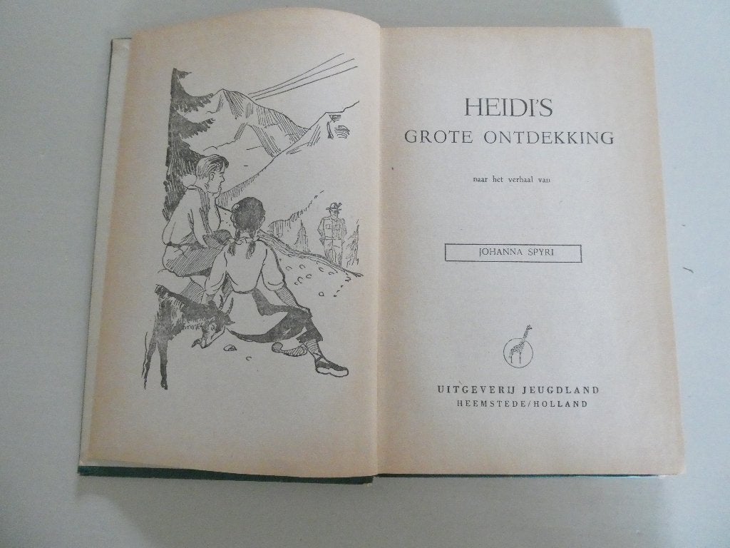 Boek "Heidi's grote ontdekking" uit 1960 door J. Spyri, Boeken, Gelezen, Ophalen of Verzenden, Fictie, J. Spyri