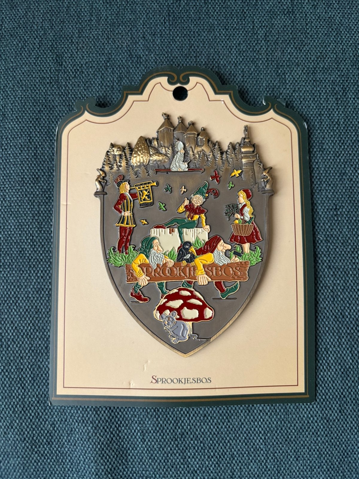 Pin Efteling Sprookjesbos, Ophalen of Verzenden, Zo goed als nieuw, Button of Speldje