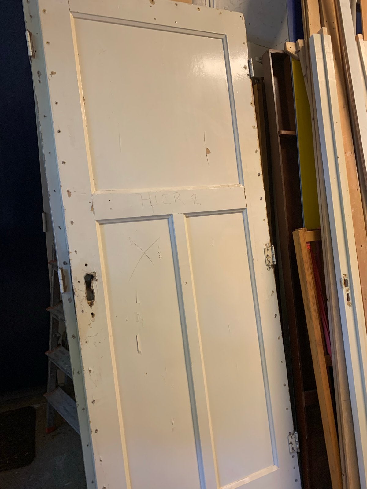 Twee Paneeldeuren 83 x 211,5 cm, Doe-het-zelf en Verbouw, Deuren en Horren, Ophalen, Gebruikt, 80 tot 100 cm, Binnendeur
