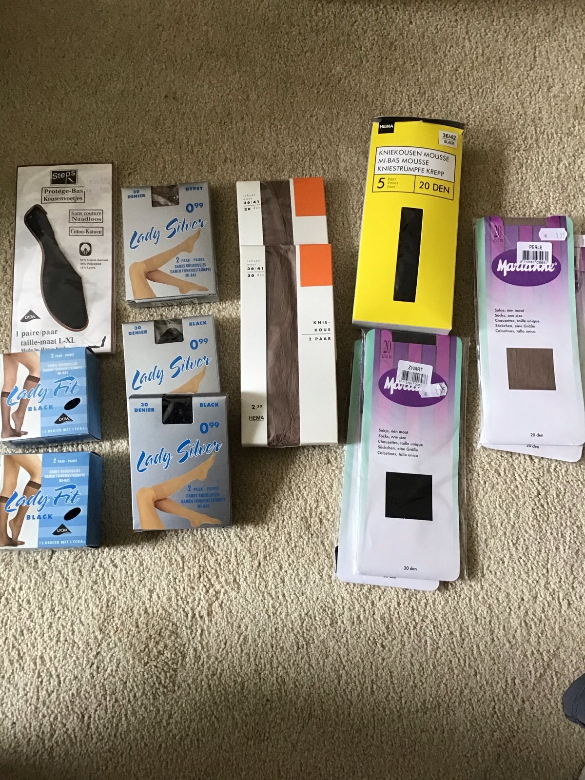 Diverse Panty's, Kniekousen en Kousenvoetjes - Nieuw, Zwart, Nieuw, Overige maten, Ophalen of Verzenden