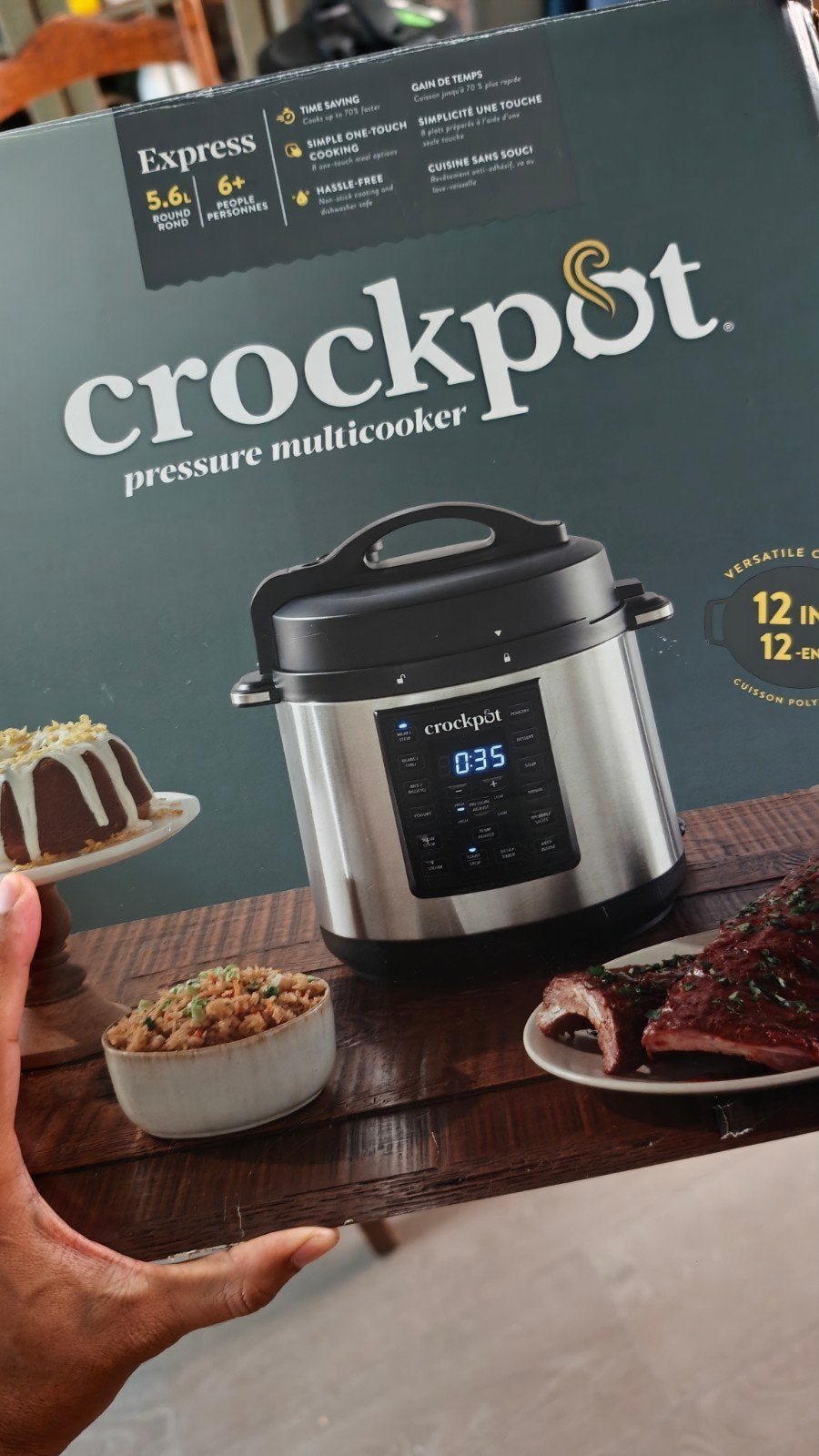 Crock-Pot Express Multicooker - 5.6L, Zo goed als nieuw, Ophalen, Zo goed als nieuw