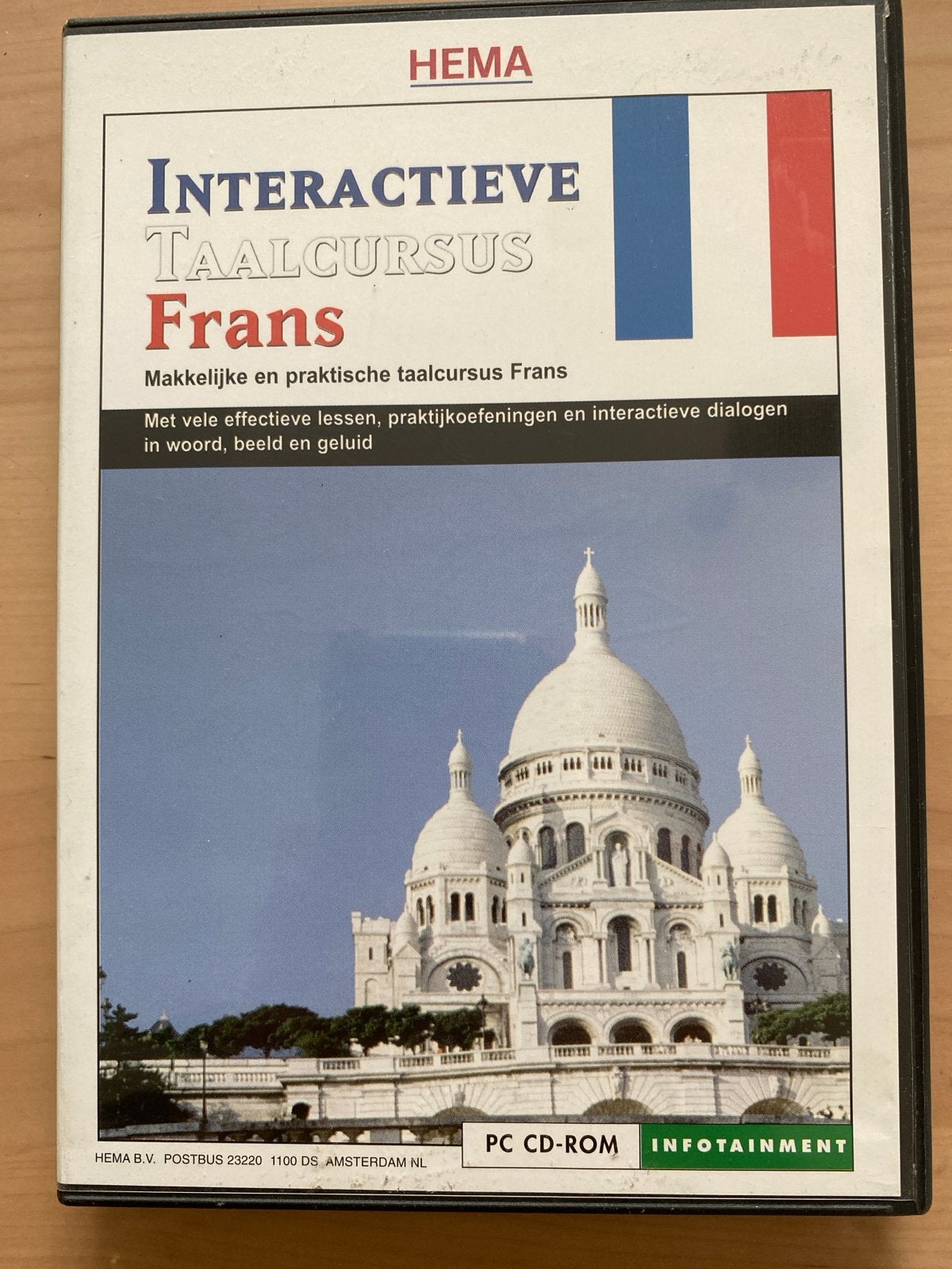 Hema Interactieve Taalcursus Frans PC CD-ROM, Boeken, Ophalen of Verzenden, Zo goed als nieuw, Non-fictie