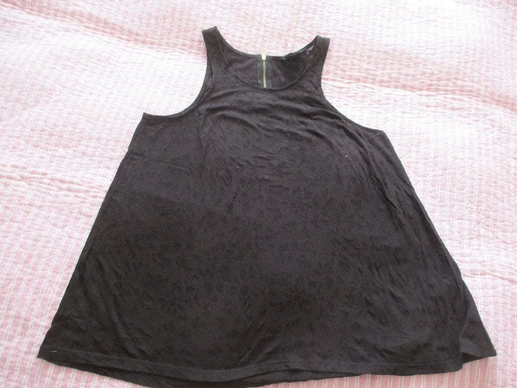 H&M ZGAN zwart A lijn top / shirt S, Kleding | Dames, H&M, Zwart, Ophalen of Verzenden, Zo goed als nieuw