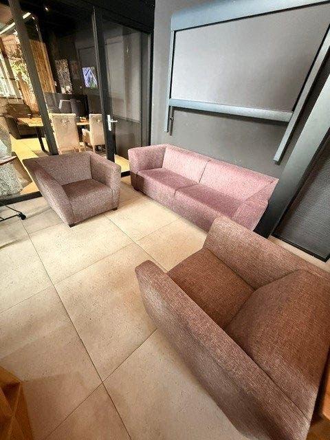 Banken set 3 zits bank + 2 fauteuils z.g.a.n. NU € 250 euro, Huis en Inrichting, Banken | Bankstellen, Ophalen, Driepersoons, 75 tot 100 cm