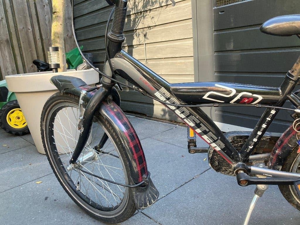 Jongensfiets/ Kinderfiets, 20 inch, 20", Fietsen en Brommers, Fietsen | Kinderfietsjes, Ophalen, Gebruikt, Loekie, Terugtraprem