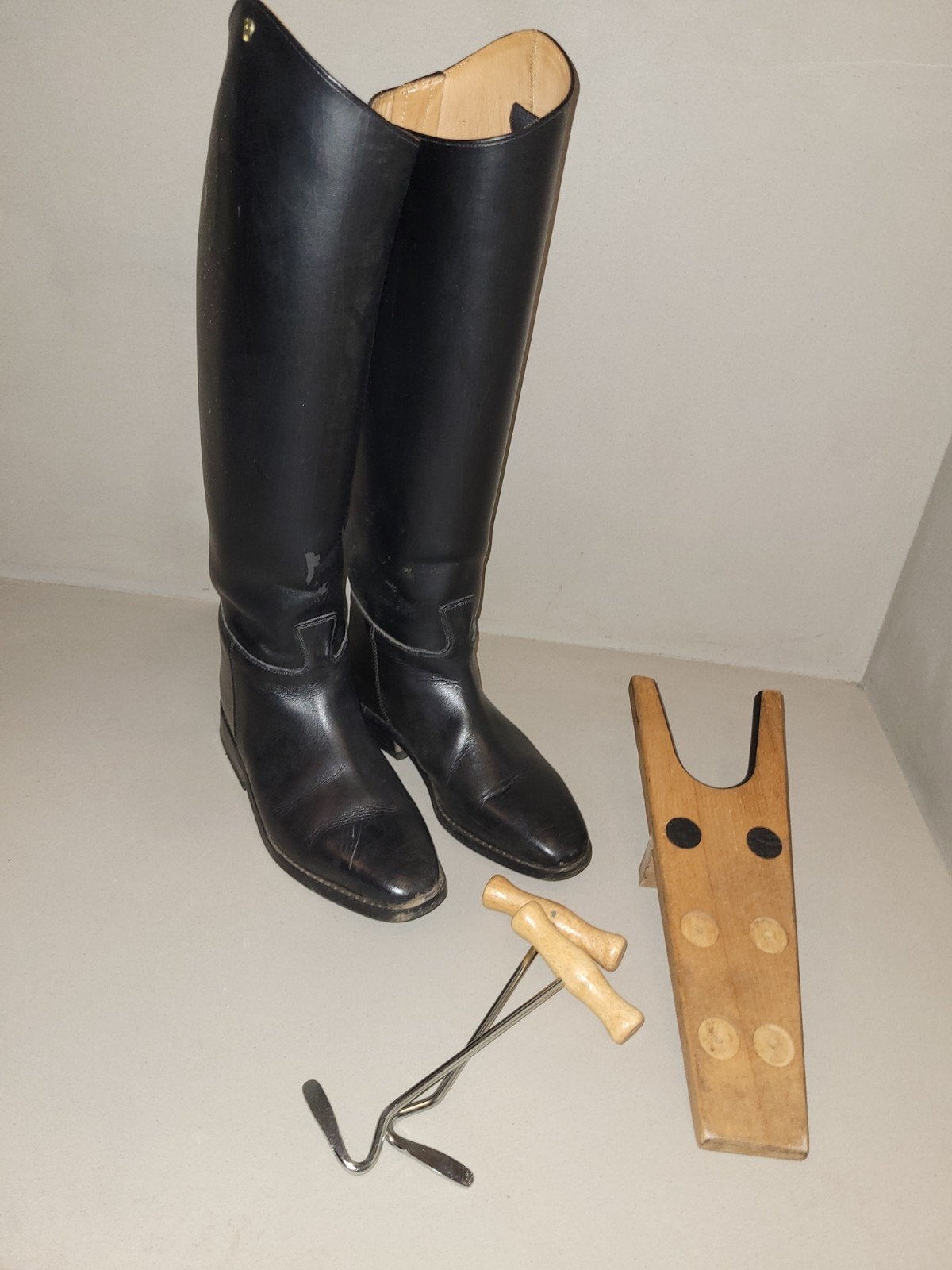 Petrie rijlaarzen maat 7 (40,5 - 41), Dieren en Toebehoren, Gebruikt, Dressuur, Ophalen of Verzenden, Zwart